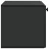 Wall Mounted TV Cabinet 59.5 X 31 X 30 Cm Black