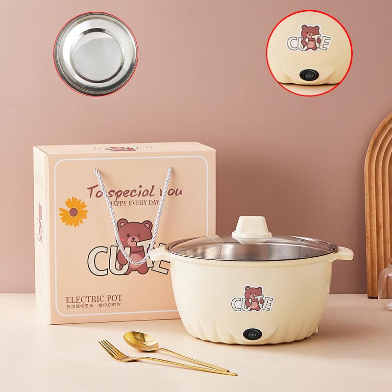 

Мини многофункциональный студенческий общежитие электрический горшок электрическая варка лапша домашняя маленькая кастрюля кухонная техника