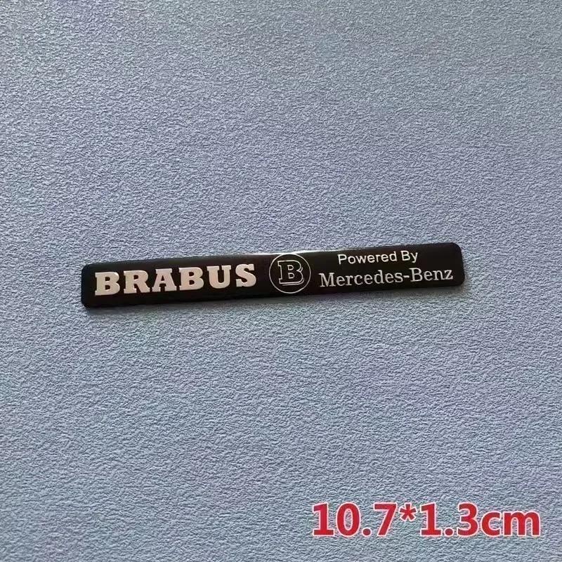 1PCS Aluminum Car Body Badge Sticker Accessories For Mercedes Benz AMG Brabus Maybach W212 W204 W211W168 W213 W205 W210 W124