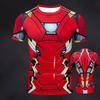25/25 Summer Cosplay Movie Marvel Series Captain America's Fitness Suit 3D Printed Adult and Children's Parent-child Outfit