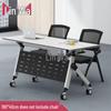 Linwa Movable Folding Training & Conference Table with Wheels