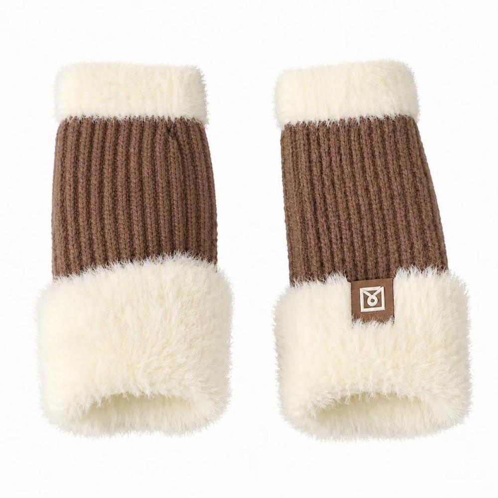 1pair Plush Women's Winter Gloves Touchscreen Thermal Gloves New Handwear Outdoor Cycling
