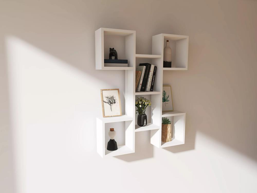 Wall Hanging Shelf, Bookcase - Katia gray