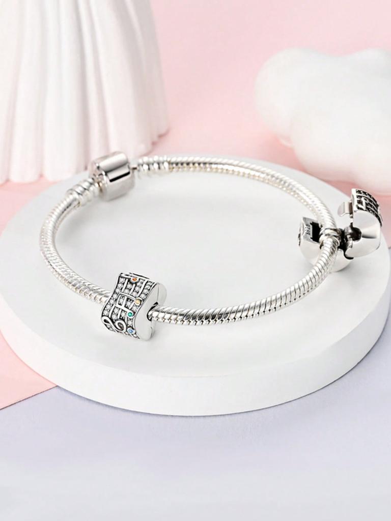 Charms Plata Fritillaria Snowflake Beads Charm Copper Plated Fit Copperoriginal Bracelet For Jewelry Making Diy Charm