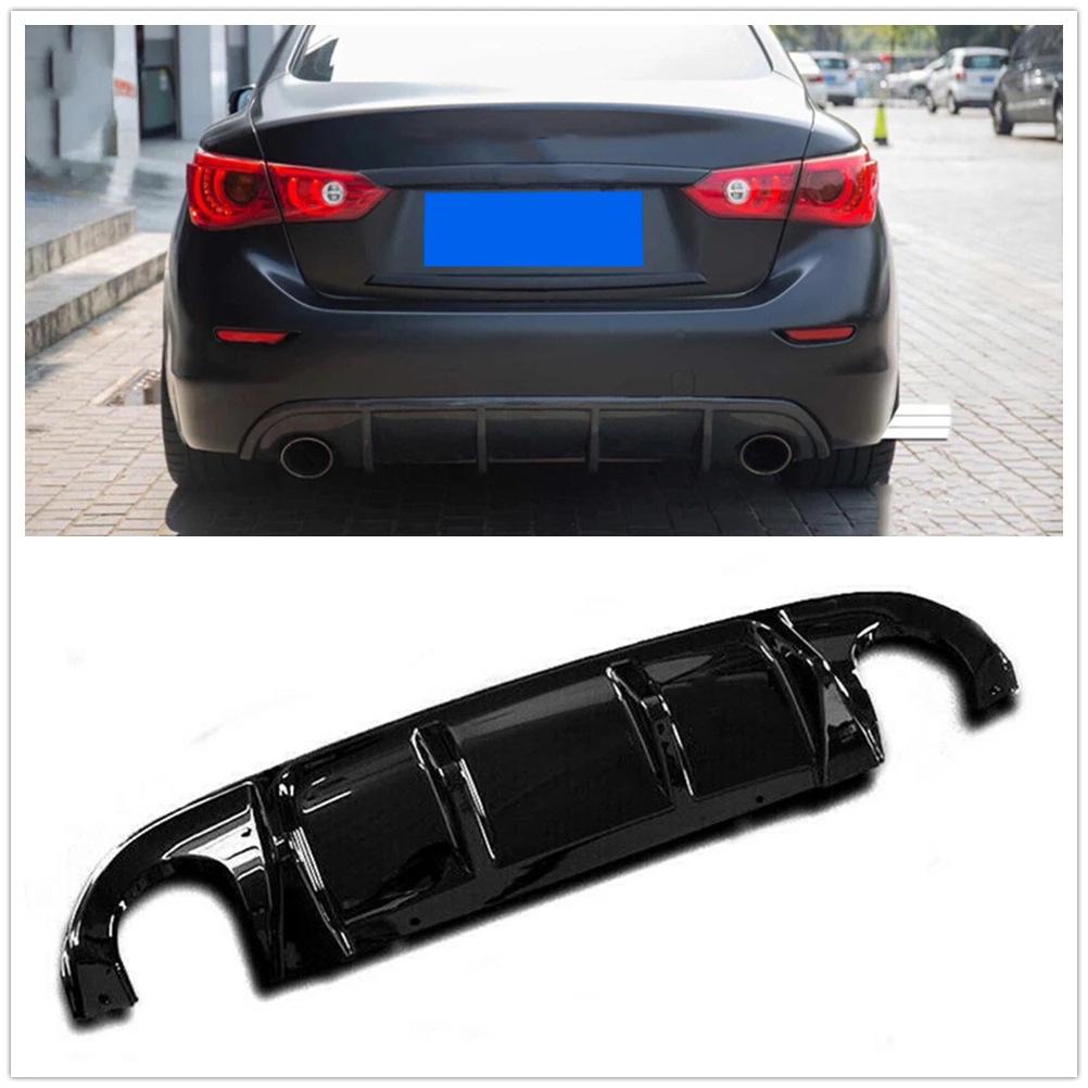 Rear Lip Grille In Carbon Fiber for 2014-2017 Infiniti Q50 (Non-Lighted)
