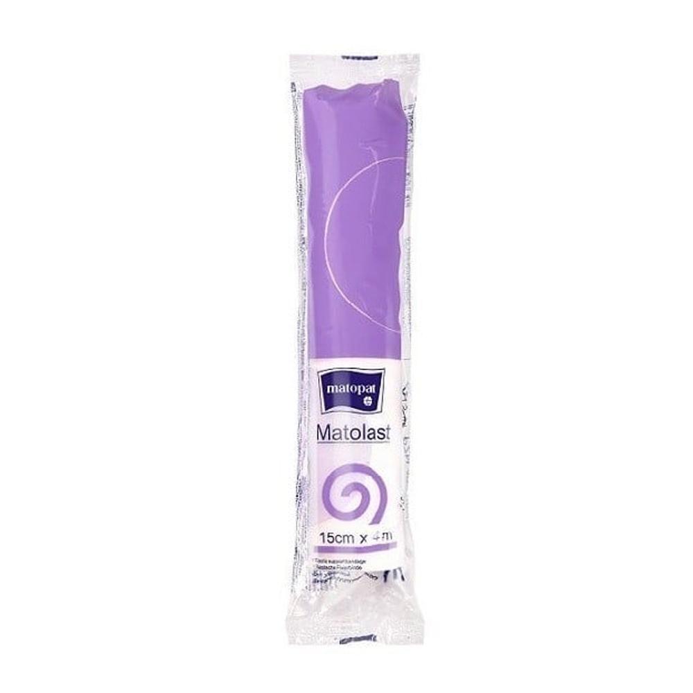 Elastic Bandage 15cm x 4m Supporting Compression Matolast 1 pc
