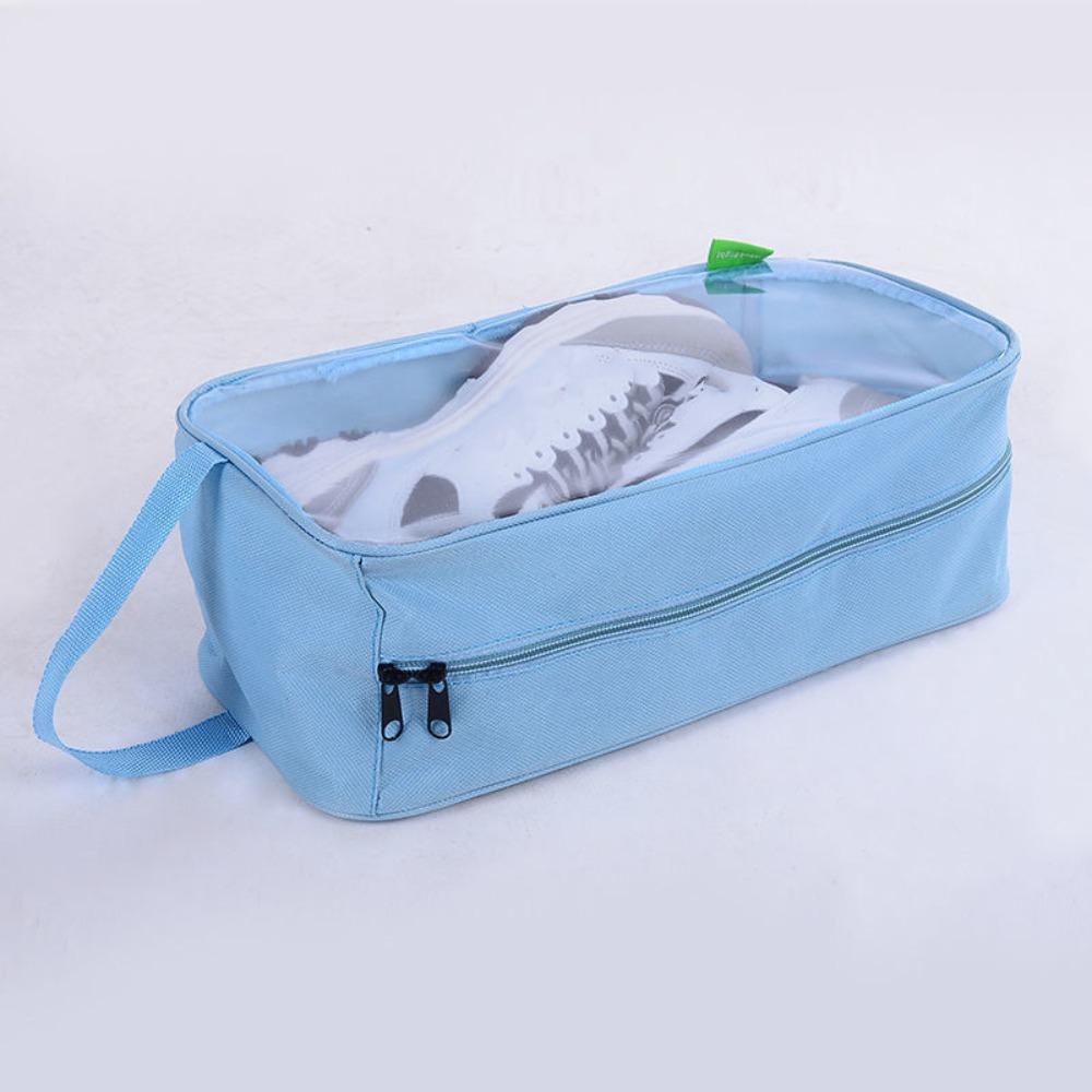 

Dustproof Shoe Storage Bag Zipper Travel Shoe Bag Portable Shoe Carrier Bag небо синє кольору