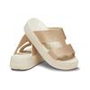 Crocs Getaway Platform H Strap Sandals 'White Brown' Women's