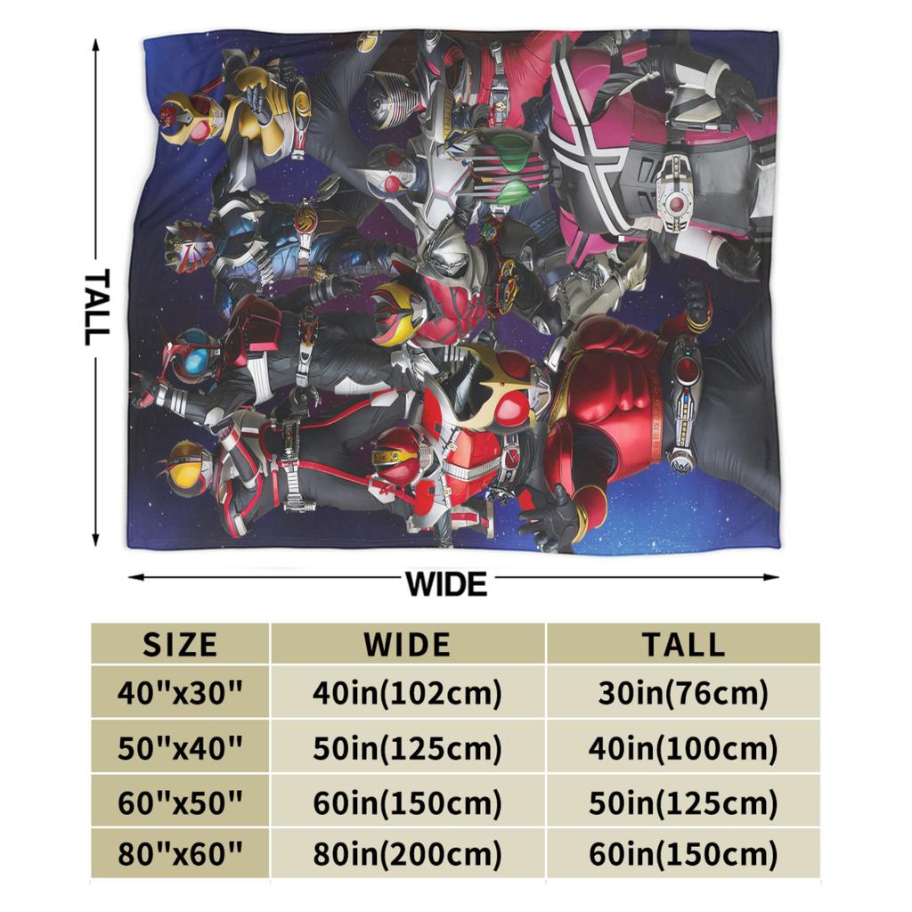 Reiwa Kamen Rider Blankets Quality Soft Throw Blanket Winter Kids Adult Couch Chair Sofa Bed Aesthetic Bedspread