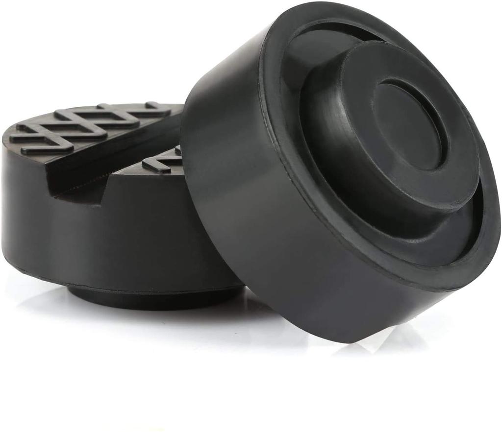LIHAO Jack Pad 2 Pcs Jack Rubber Adapter Diameter 65mm Jack Stand Jack Up