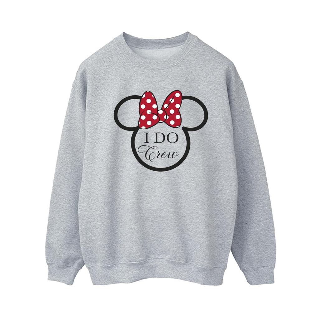 Disney Womens/Ladies I Do Crew Minnie Mouse Sweatshirt
