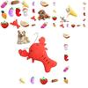 Fun And Adorable Pet Plush Toy Banana Chicken Leg Combo Pack