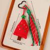 1Pc Christmas Wreath Party Braided Ornaments Mobile Phones Key Accessories Friends Gifts Keyholders Xmas Bag Pendant