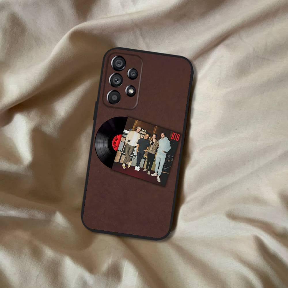 Music B-Big Time Rush Phone Case For Samsung Galaxy A20,A21s,A22,A31,A32,A52,A53,A72,73,A80 Soft Black Cover