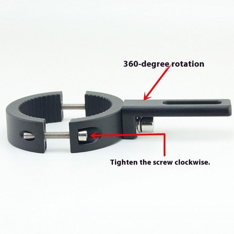 Adjustable Motorcycle Light Bracket Clamp Metal Mounting without Drilling Strong Bike Supporting Frame for 20 38mm Tubes