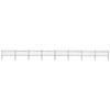 VidaXL Garden Fence with Steel Arch 1426 X 80 Cm Black 277654