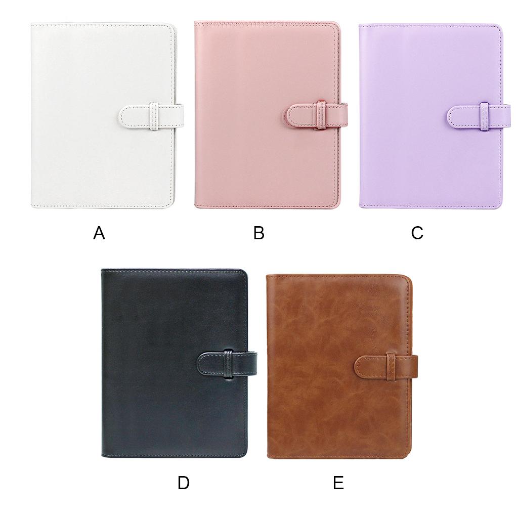 128 Pockets Mini Photo Album Large Capacity Card Note Pictures Non-woven Pages PU Leather Book Replacement for Mini 11 9 8 7s