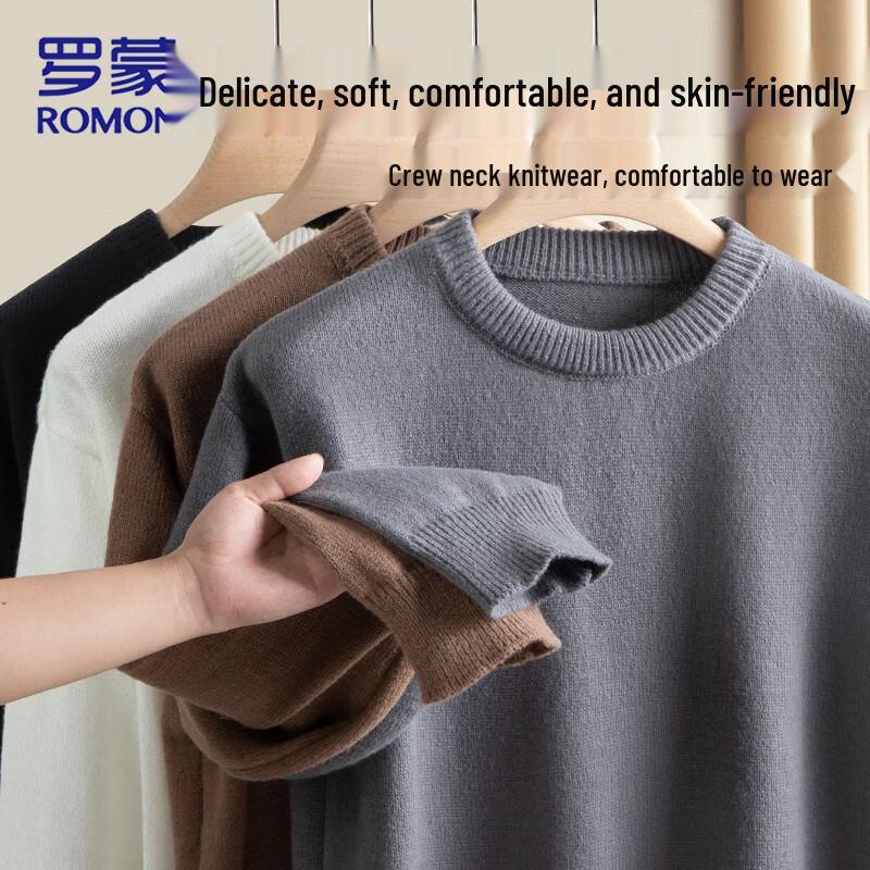 

Romon Men s Basic Pullover Knit Sweater 2XL