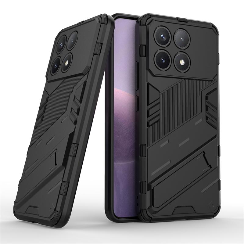 Holder Case For Xiaomi Poco X6 Pro Cover For Poco X6 Pro Capas Phone Back Bumper Kickstand Shockproof Cover Poco X6 Pro Fundas