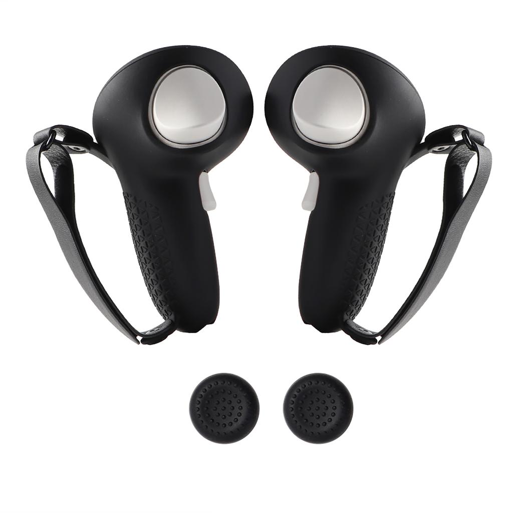 1 Set Silicone Sleeve Case with Joystick Caps for Q 3 VR Headset Touch Controller Comfortable Gaming Accessory