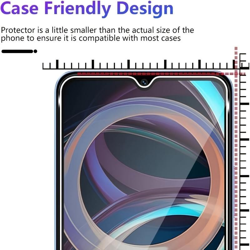4pcs Tempered Glass for XiaoMi Redmi A3 REDMI A4 A5 A2 A1 Screen Protector Anti-Scratch Case Friendly Clear HD 9H Hardness Glass