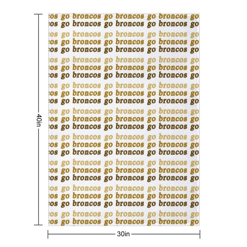 GO BRONCOS // WESTERN MICHIGAN UNIVERSITY Throw Blanket Soft Beds Furrys Luxury St Moving Blankets