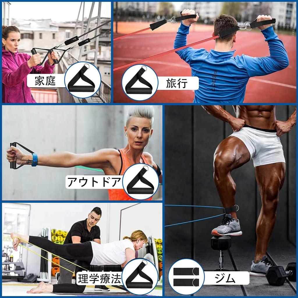 RUREO Training Tube, Tube Training, Muscle Training Tube, Resistance Band,
