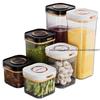 Household Airtight Rice Storage Container Insect-Proof Moisture-Proof Bin for Rice Flour Grains Cereals