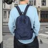 Solid Color Backpack for Men And Women Oxford Fabric Waterproof School Bag