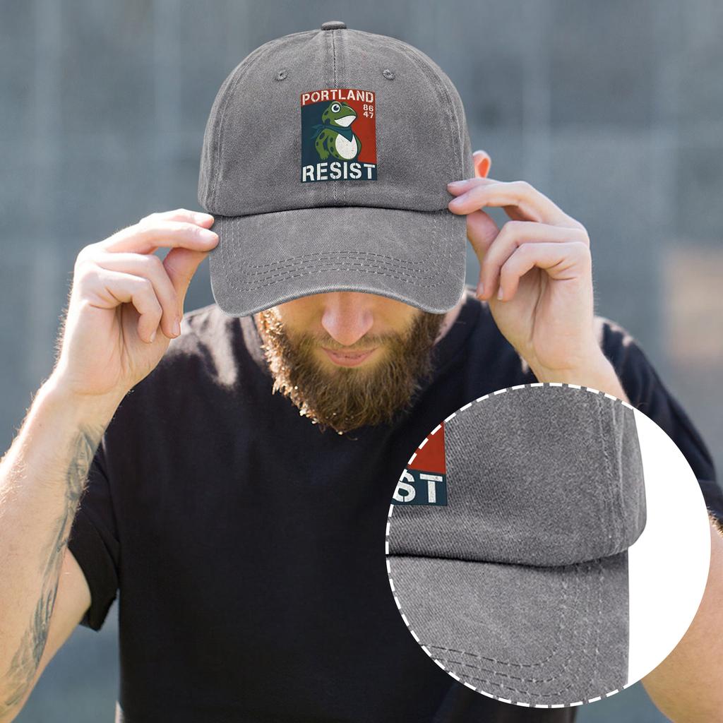 Baseball Cap With Retro , Cotton Washable Adjustable, A Gift For Friends