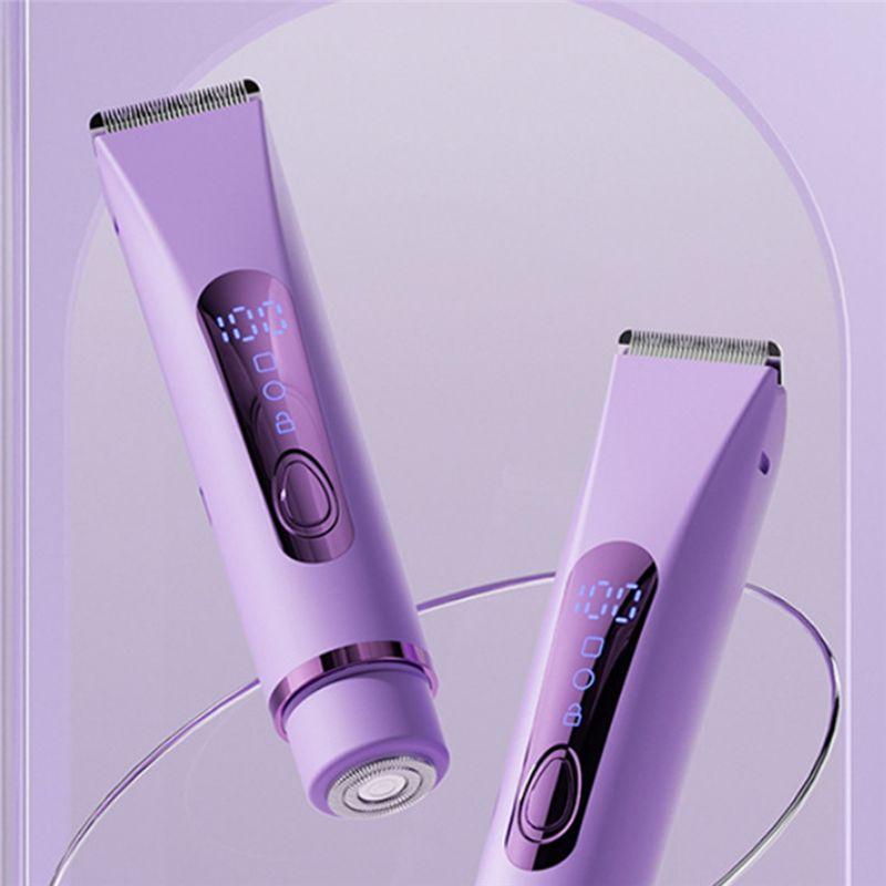 A78E-Electric For Women Shaver For Bikini Trimmer Body Epilation Leg Face Mustache Painless Hair Removal