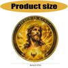 Doppelseitige Jesus-Kreuze Gedenkmünze Metall Christliches Challenge Coin Religiöses Geschenk Männer Frauen Sammlerstücke