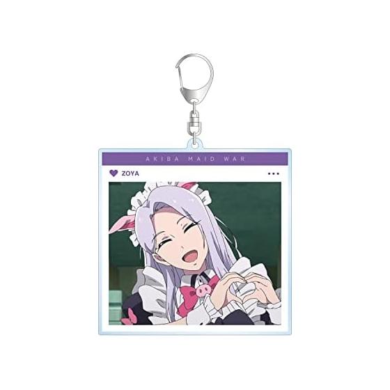 TV Anime  Akiba Maid Wars  Zoya SNS-Style BIG Acrylic Keychain
