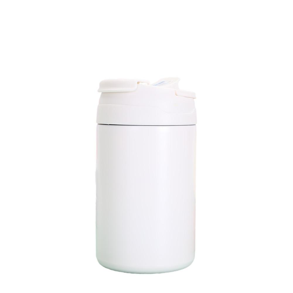 Solid Color Stainless Steel Cup Simple Water Bottle Durable Insulated Coffee Mug  Travel
