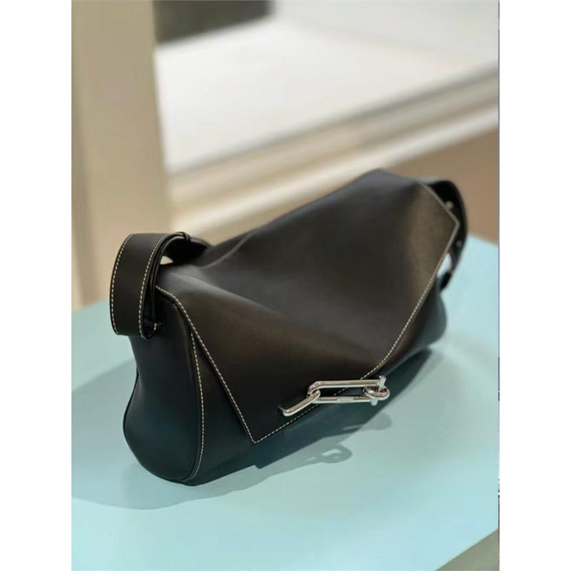 Lock Box Bag Interloc Color Small Square Bag Niche Fashion Versatile Men's and Women's Bags Diagonal Cross Armpit Bag