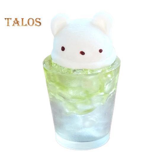 

Миниатюрный медведь, ледяной напиток, мини-модель еды, имитация десерта из смолы, украшение для кукол 1/6, 1/8, 1/12, миниатюрный декор для кофейни Bear