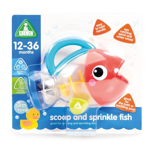 Игрушка для купания Early Learning Centre Рыбка-ковшик и брызгалка, Игрушка для игры в воде, Подарок для малыша, 200348, Оригинал