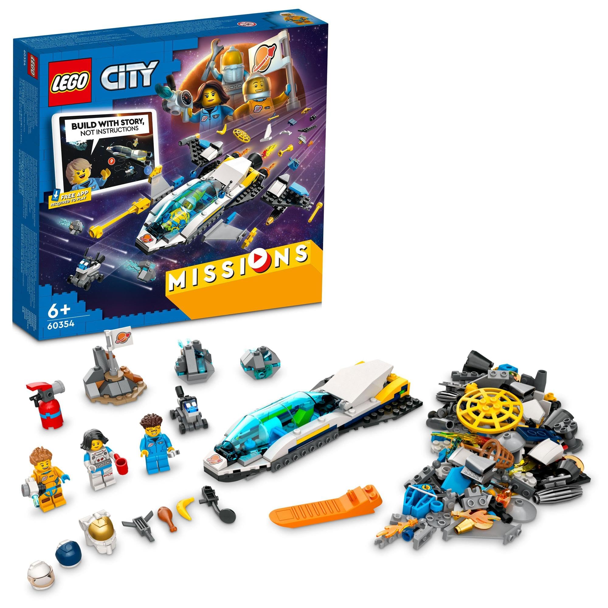 

LEGO City Mars Exploration Mission 60354, Toy Blocks, Gift, Space Rocket, Boys and Girls, Ages 6 and Up