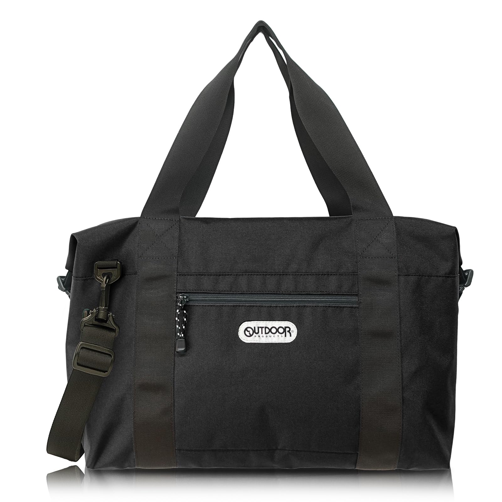 

Boston Bag Large Capacity Adjustable 5 Levels Rough Tote Bag Shoulder Bag Black [Outdoor Products]