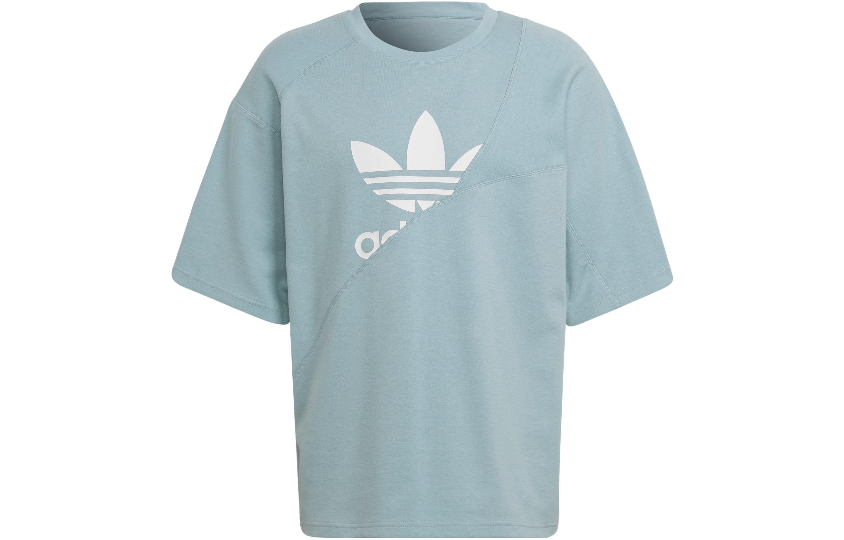 Adidas Originals T Shirt Men s Gray Green HC4509 S