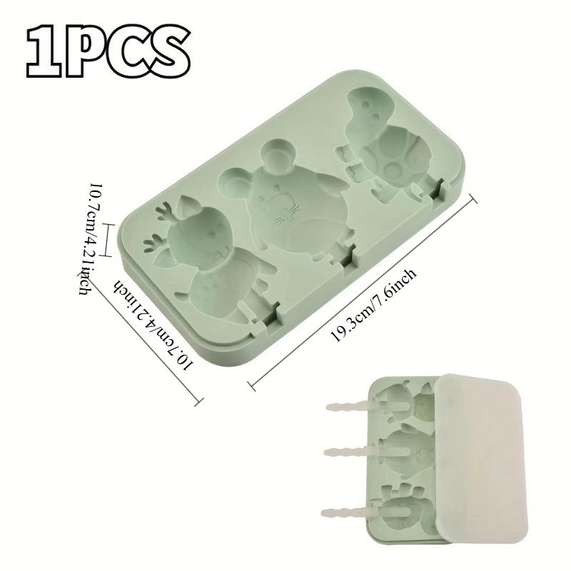

Colorful Reusables Silicone Ice Pop Mold with Sticks BPA-Free Frozen Popsicle Mold for Homemade Desserts Yogurt Juice Smoothies