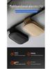 Leather Car Visor Sunglasses & Card Holder Clip