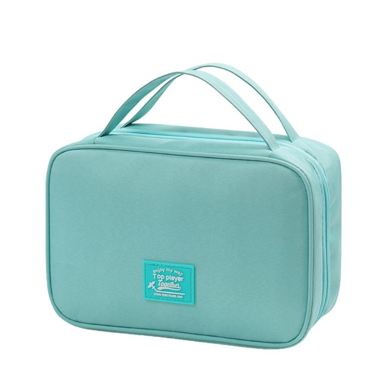 Large Capacity Toiletry Bag Convenient Cosmetic Storage Organizer Easy To Clean Makeup Tool Holder Bathroom Supplies
