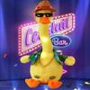 Talking Animals Electric Duck Plush Toy Music Singing Dancing Duck Toy  Children