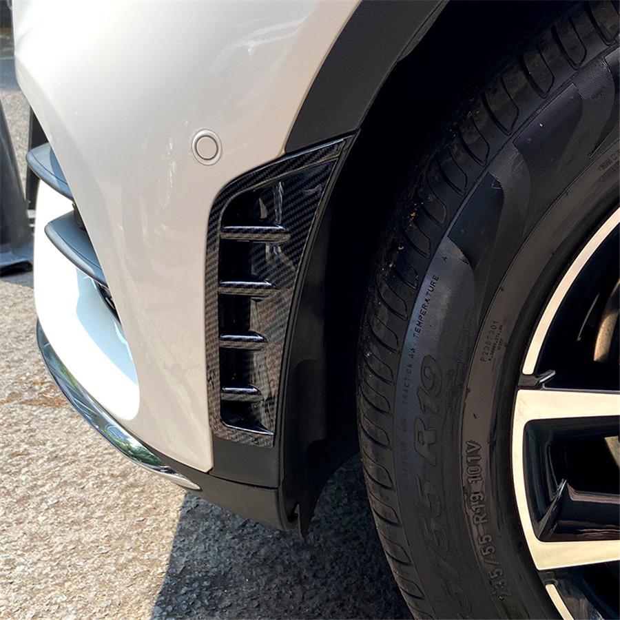 2x Front Bumper Side Air Vent Splitter Spoiler Trim For Mercedes X253 GLC 2020+