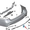 BMW 3 Series F30 Front Bumper Center Trim