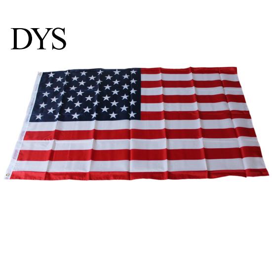 90x150cm Polyesterové proužky s průchodkami Hvězdy Dekor kampaně banner s vlajkou USA