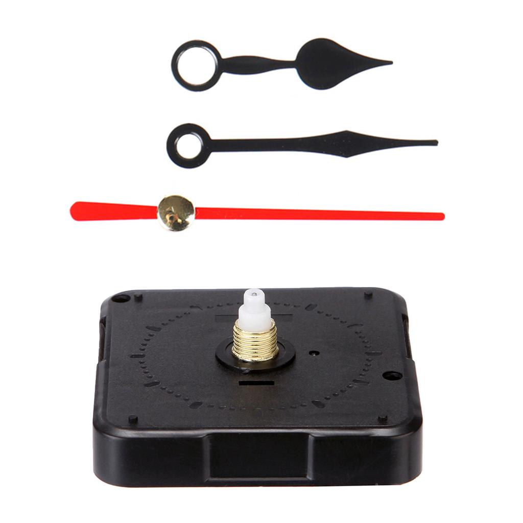 Tysta Kvartsurverksmekanism Kit med Urvisare Set Enkel Installation och Byte för DIY Klockreparationsprojekt