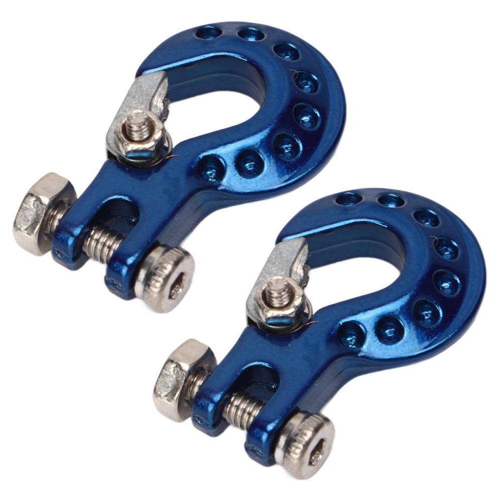 2Pcs RC Car Accessories Winch Trailer Hooks for SCX10/D90/D110/TF2/TRX4/Tamiya CC01 Climbing Car