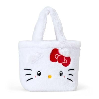 Bolsa tote de pele Sanrio Hello Kitty ( branco ) Japão NOVO Personagens Sanrio